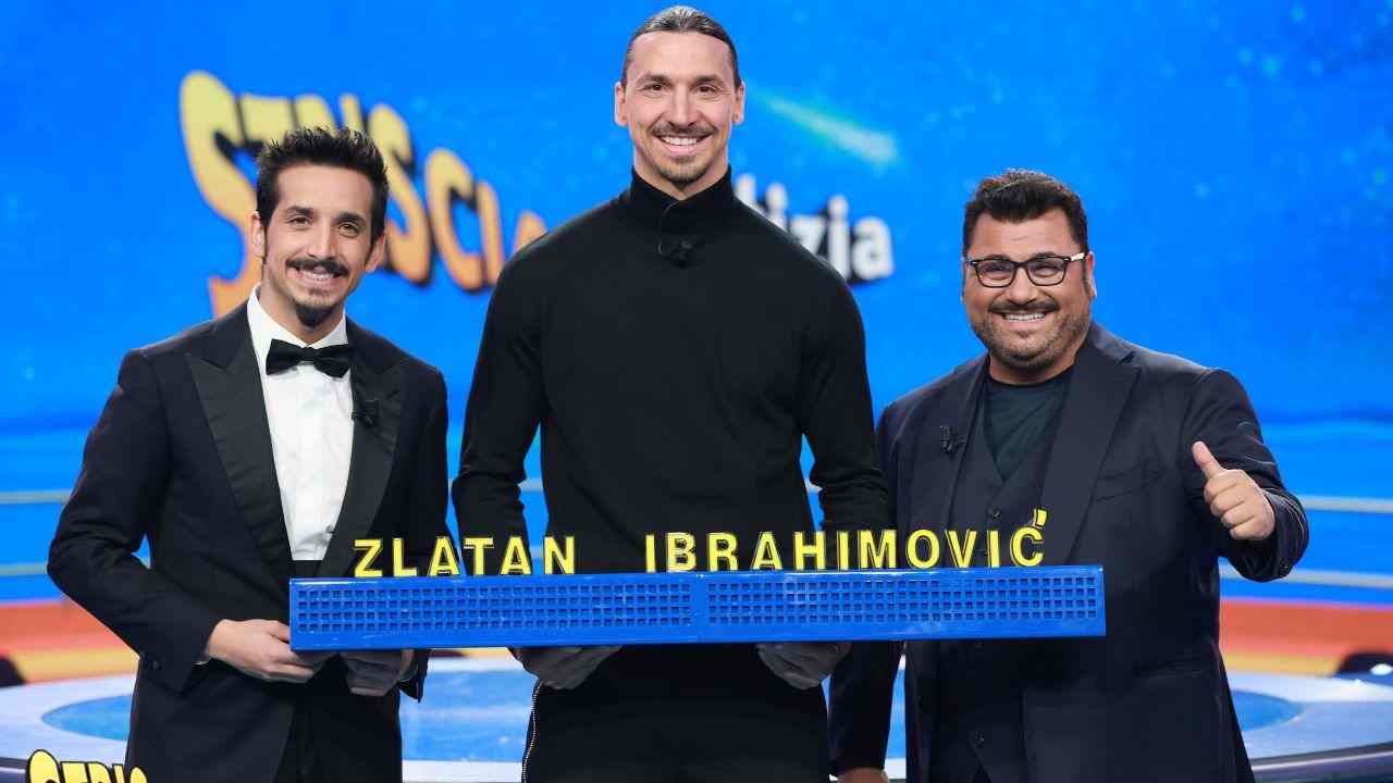 Zlatan Ibrahimovic Striscia la notizia