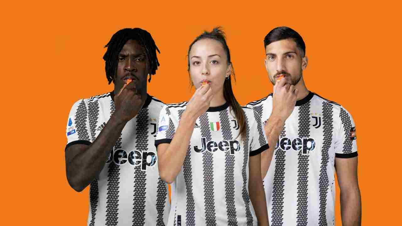 La Juventus scende in campo contro la violenza di genere
