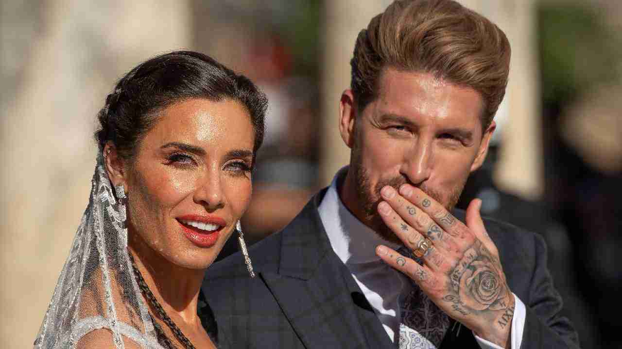 Sergio Ramos e Pilar Rubio