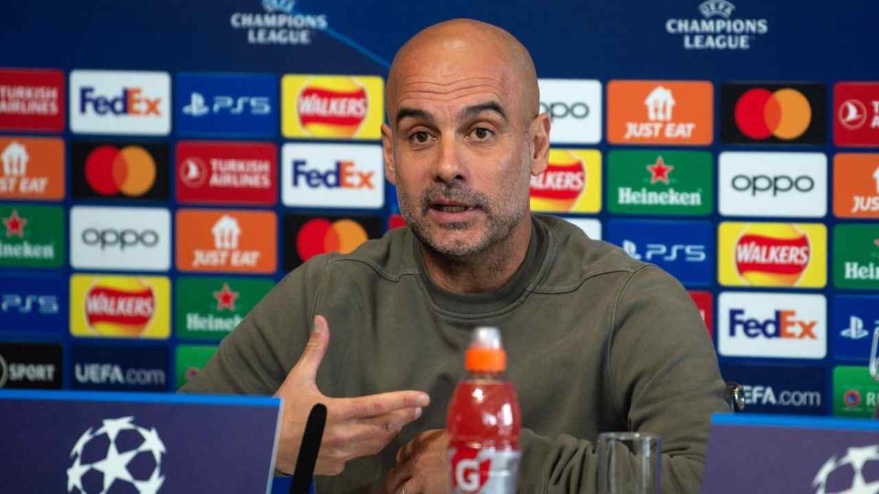 Pep Guardiola conferenza