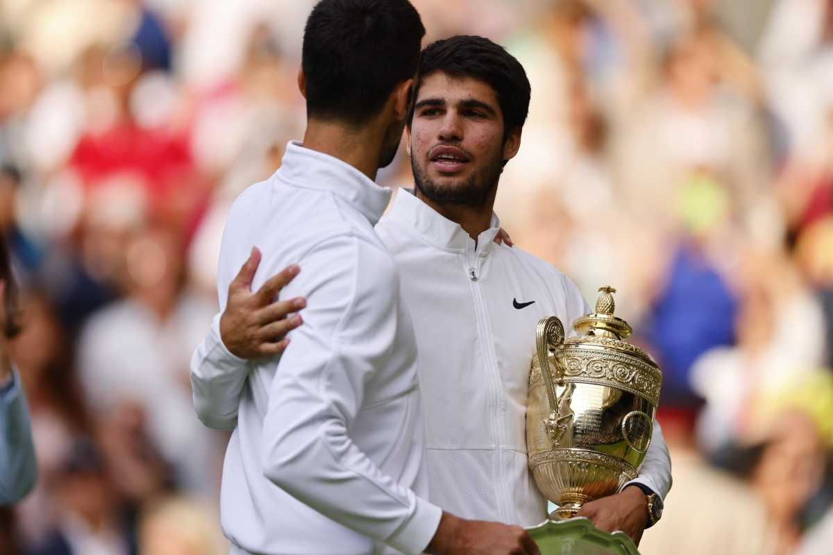 Carlos Alcaraz, parole al miele su Novak Djokovic